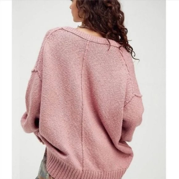 Free People Brookside Oversized Scoop-neck Sweater - Picture 6 of 14